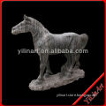Hand Carved Black Marble Horse Statue YL-D054